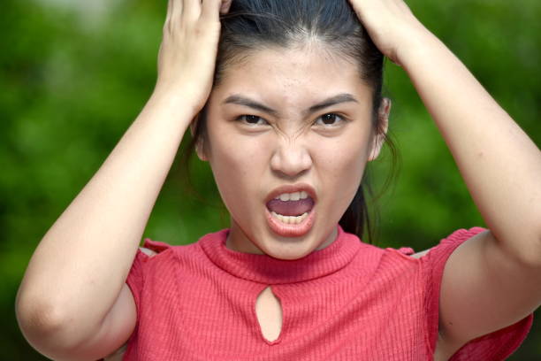 istock An Anxious Youthful Diverse Female Youngster 1201197657