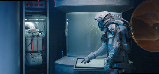 istock Astronaut operating plant incubators 1201198692