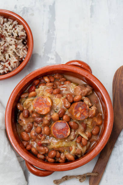 istock typical portuguese dish beans with meat, vegetables and smoked sausages Feijoada 1201205743