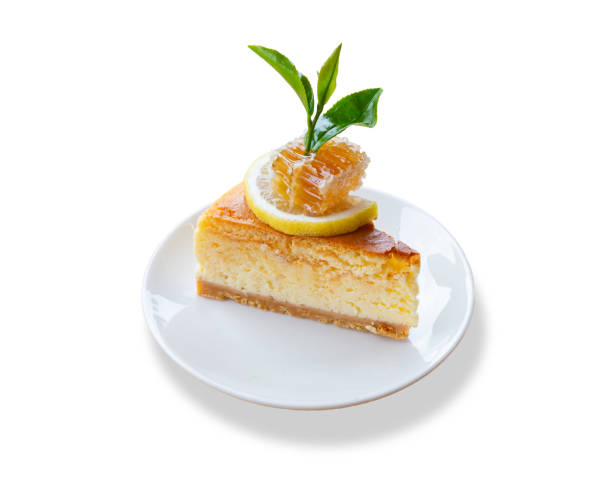 istock Isolated piece of honey cake. 1201207050