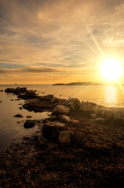 istock Sunrise from the Cala Sa Sal Rossa in Ibiza 1201211151