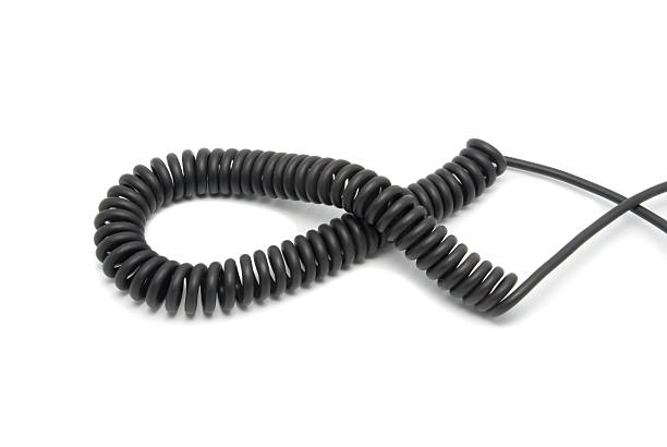 istock Cord in the form of a spring 120121450
