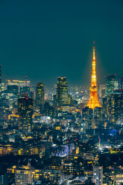 istock Tokyo night scene full of light 1201217090