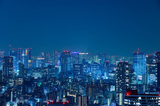 istock Tokyo night scene full of light 1201217464