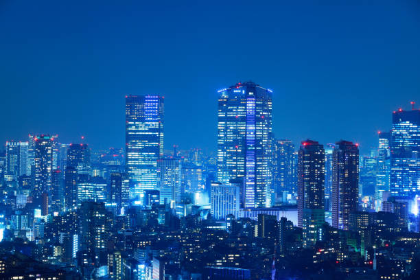 istock Tokyo night scene full of light 1201218434