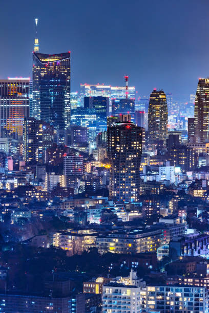 istock Tokyo night scene full of light 1201218538