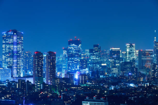 istock Tokyo night scene full of light 1201219215