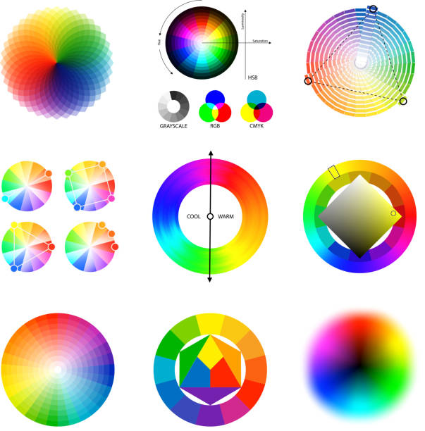 カラースキームパレットセット - hue点のイラスト素材／クリップアート素材／マンガ素材��／アイコン素材