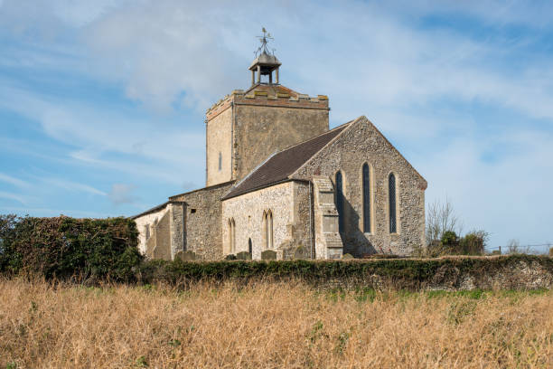 istock Rustic old village church St Clement 1201227581