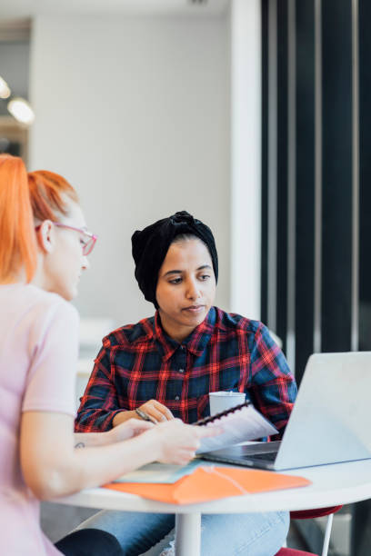 Young Woman Working Together