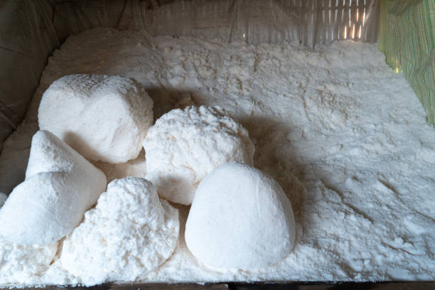 istock Ancient salt making from underground, At the high mountains, Famous tourist attractions in Thailand. 1201230792