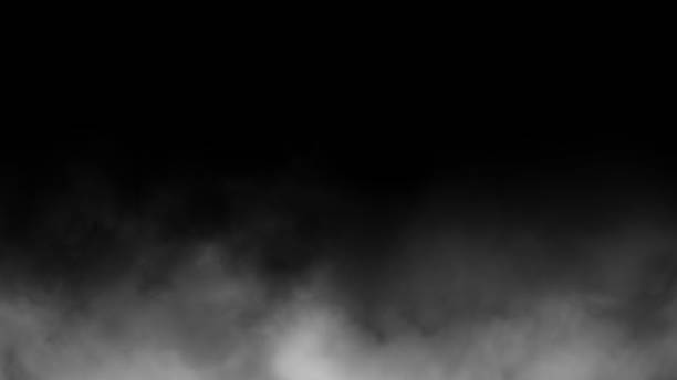 istock Abstract fog and smoke on black color background. 1201236793
