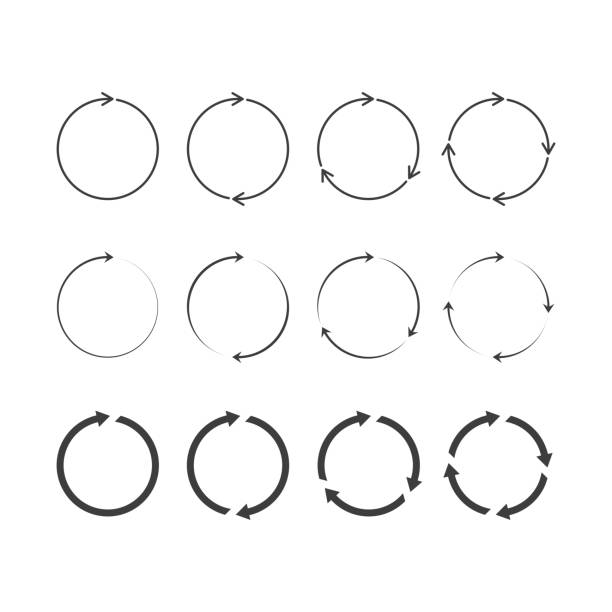 円の矢印ベクトル。 - 循環点のイラスト素材／クリップアート素材／マンガ素材／アイコン素材