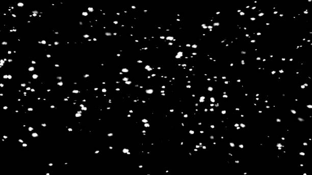 istock Falling winter snow seamless loop. Isolated snowflakes in the wind and blizzard 1201248117