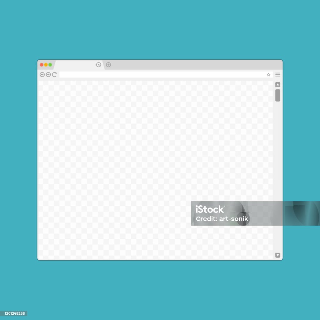 Web Browser Window Stock Illustration - Download Image Now - Internet ...