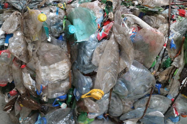 istock Close-up of plastic waste and bottles closeup 1201249740