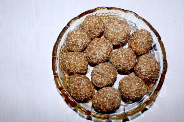 istock Sesame seeds ball ladoo 1201251904