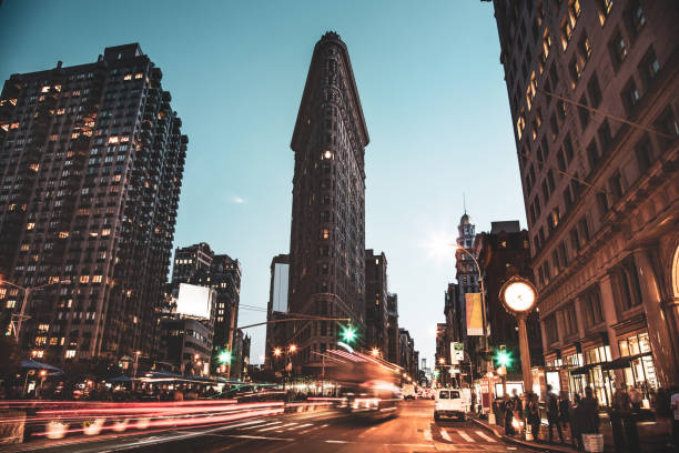 istock Flatiron building in Midtown New York at dusk 1201252329