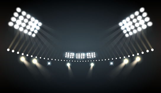 stadium lights realistic