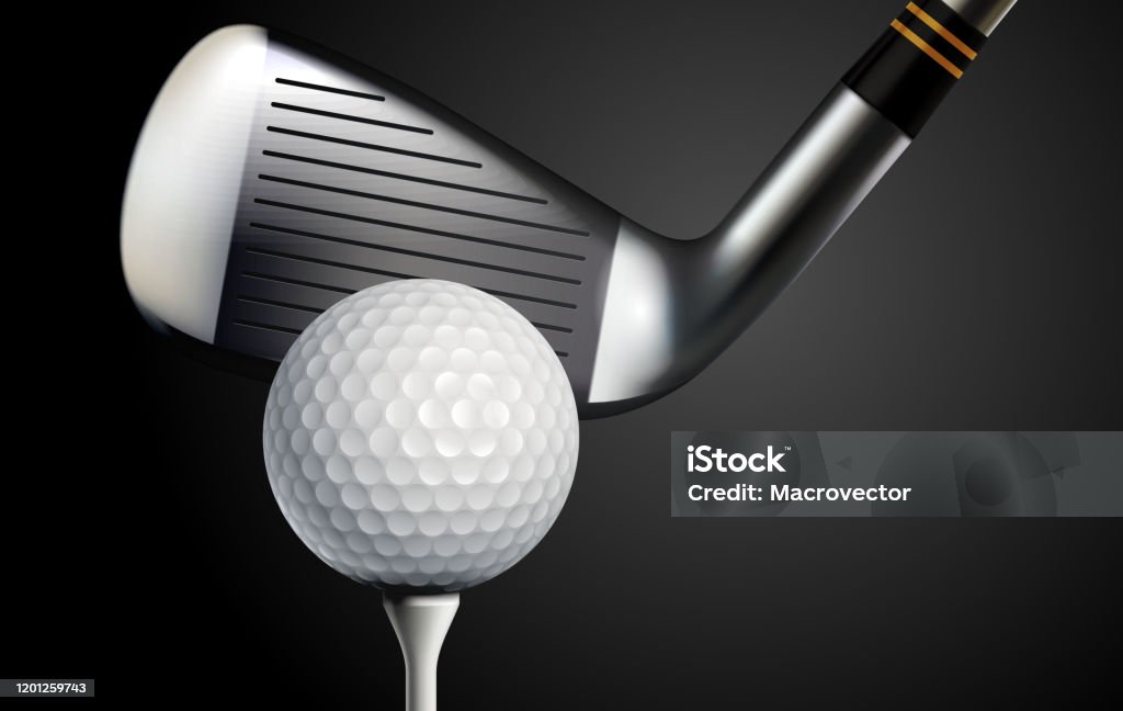 Golf Graphics Real Golf Realistic Stock Illustration - Download Image Now - Accuracy ...