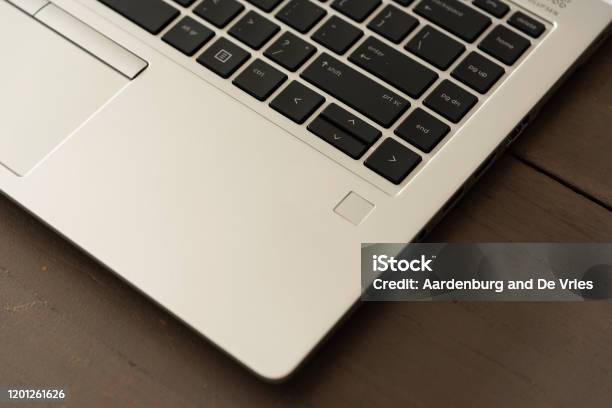 Laptop Closeup Stock Photo - Download Image Now - Business, Computer, Computer Keyboard