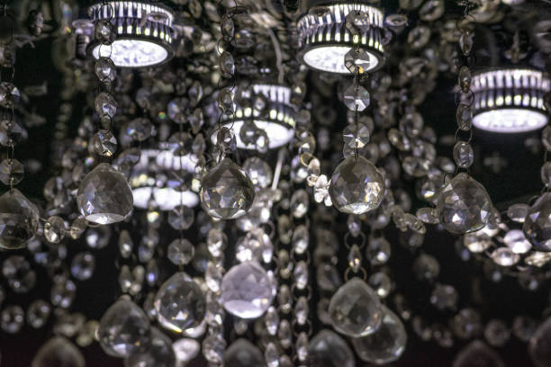 istock Crystal chandelier close up 1201263265