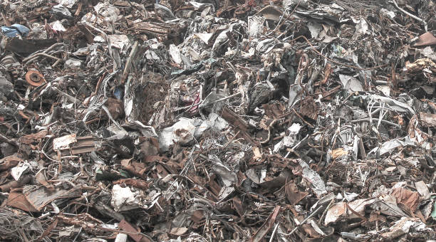 istock Landfill of urban unprocessed garbage. 1201265551