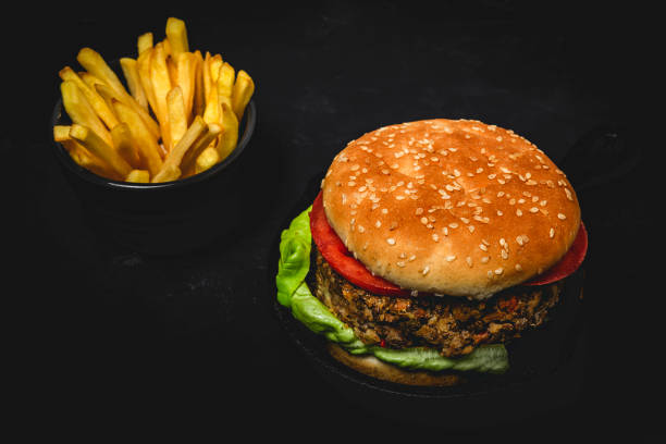 istock Homemade Vegan Lentil Burger 1201266856