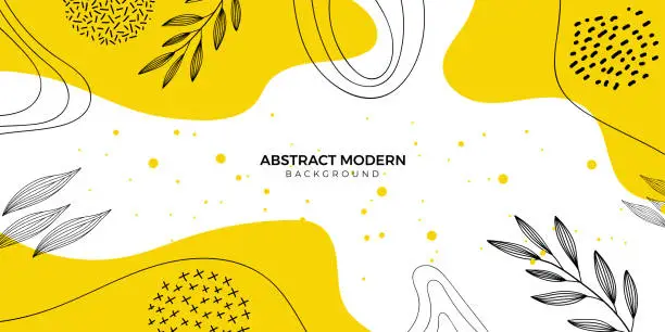 Vector illustration of Abstract floral background