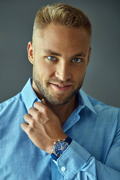 istock Portrait of sexy man 1201268483