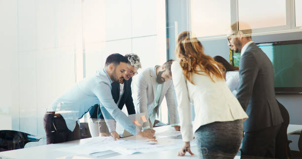 istock Business people working at modern business office 1201269026