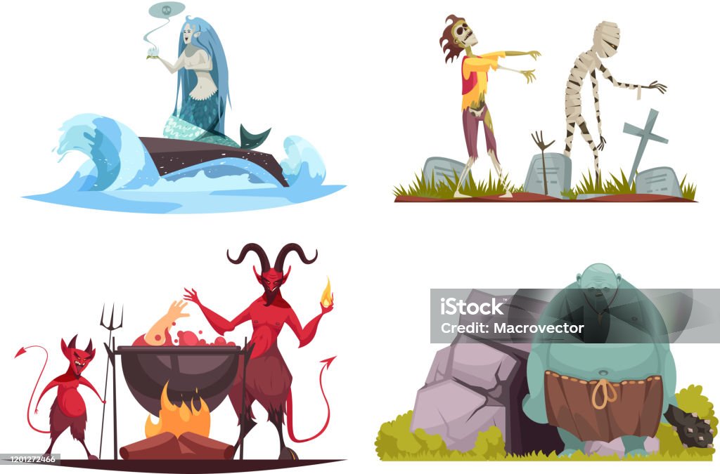 Evil Animation Character Design Evil Character Design Concept Stock Illustration - Download Image Now ...