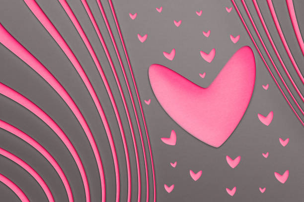 istock Ink stripes texture. Zebra print, pattern. Pink background or gray paper with zebra T-shirt graphics texture. 3D illustration. 1201274319