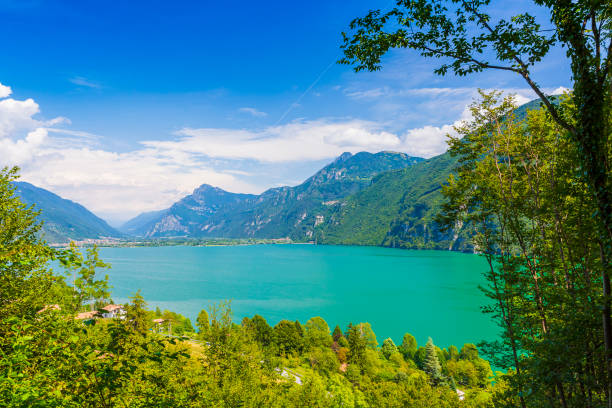 istock Beautiful view over lake Idro Italy in summertime. 1201277135