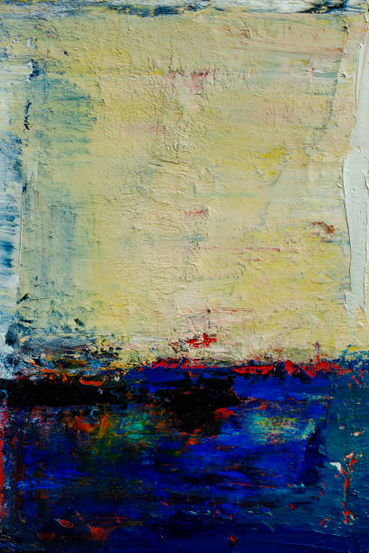 istock Abstract painted yellow and blue art backgrounds 1201282998