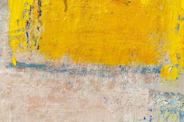 istock Abstract painted gray and yellow art backgrounds 1201285726