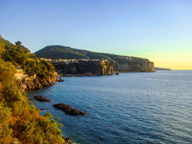 istock Sunset on Vico Equense in Naples region 1201287128