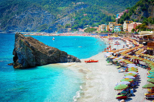 istock Beach in Italian village Monterosso al Mare 1201290180