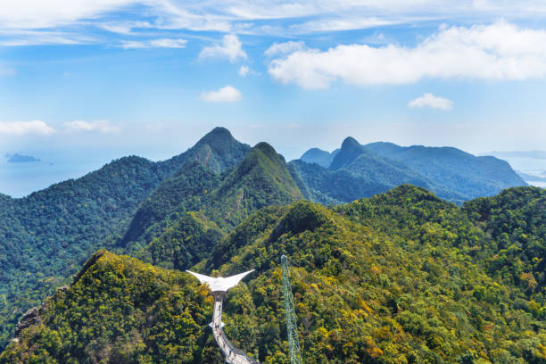 istock Mountain view from the top of Langkawi, Malaysia 1201290512