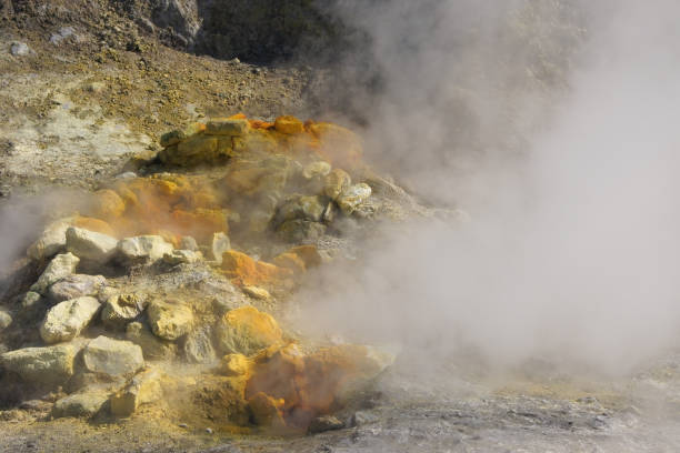 istock Fumarole in the Solfatara crater in the Phlegraean Fields in Italy 1201292706