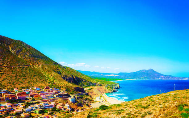 istock Buggerru city and beach in South Sardinia reflex 1201294313