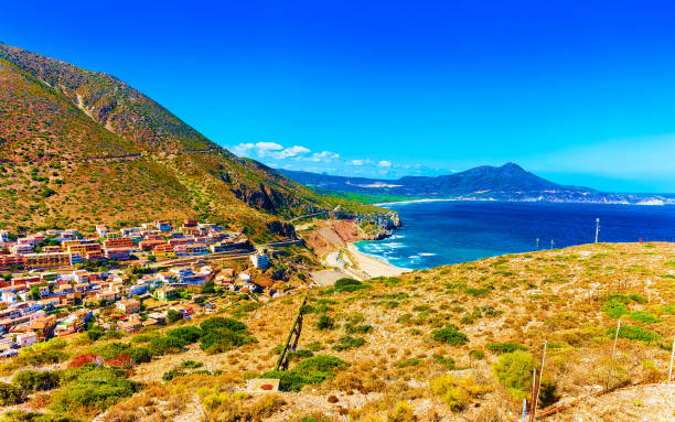 istock Buggerru city and beach South Sardinia reflex 1201294507