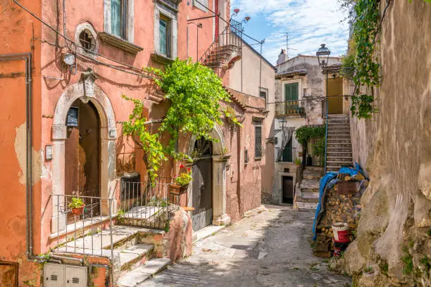 Scenic sight in Vico del Gargano, picturesque village in the Province of Foggia, Puglia (Apulia), Italy.