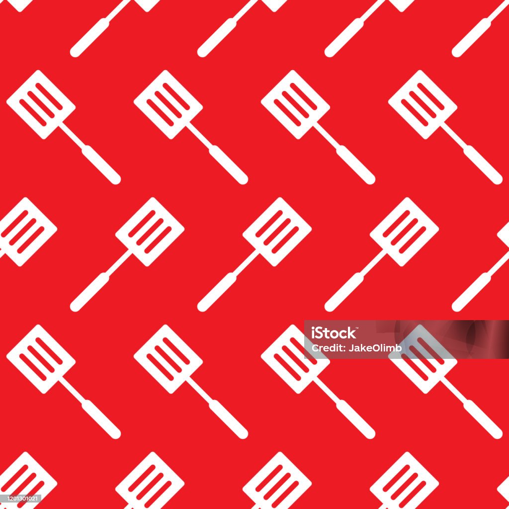 Spatula Pattern Spatula Pattern Silhouette Stock Illustration - Download Image Now ...