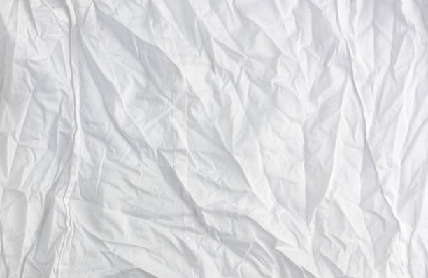istock crumpled white cotton fabric, fabric for sewing clothes and shirts 1201305080