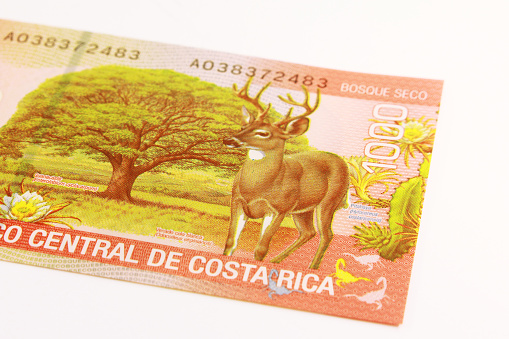 Currency of Costa Rica (Colones), Costa Rica banknotes, Costa Rica colones bills