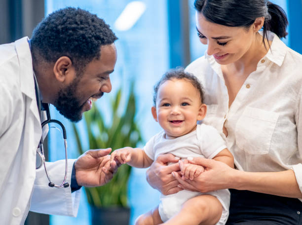 istock Mother & Son Wellness Check-Up stock photo 1201308657