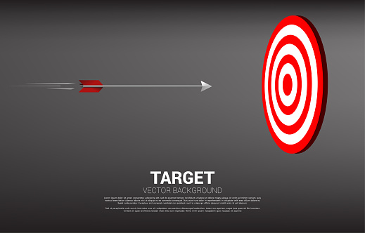 Business Concept of marketing target and customer.Company vision mission and goal.