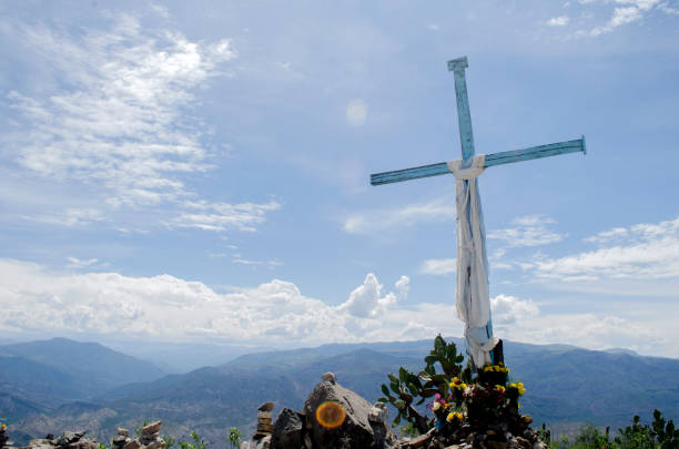 istock cross on top of the mountain 1201312352