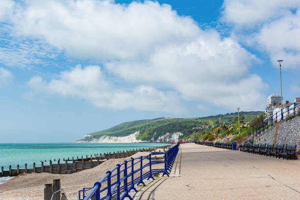 istock Walk to Holywell beach, Eastbourne 1201320178